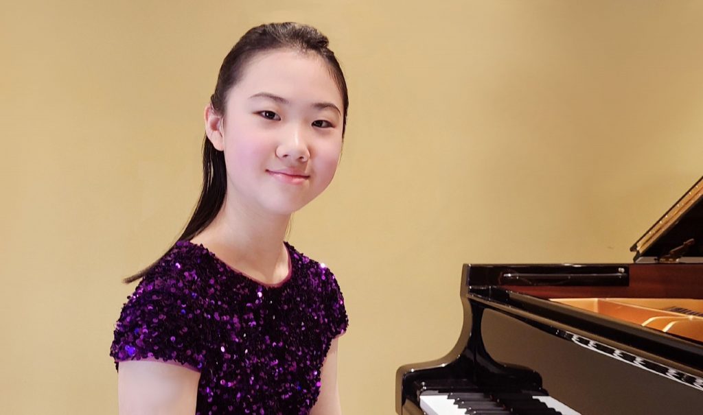Christina Sung at piano